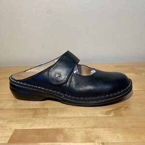 Finn Comfort Stanford Nero Vegas Leather Shoes